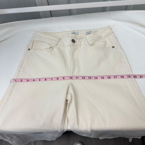 J.Jill Cream High-rise Straight-Leg  Jeans S:10– Minimalist Everyday Essential - Picture 8 of 10